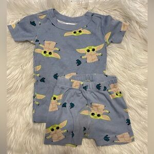 Hanna Andersson Grogu baby Yoda pajamas Mandalorian
